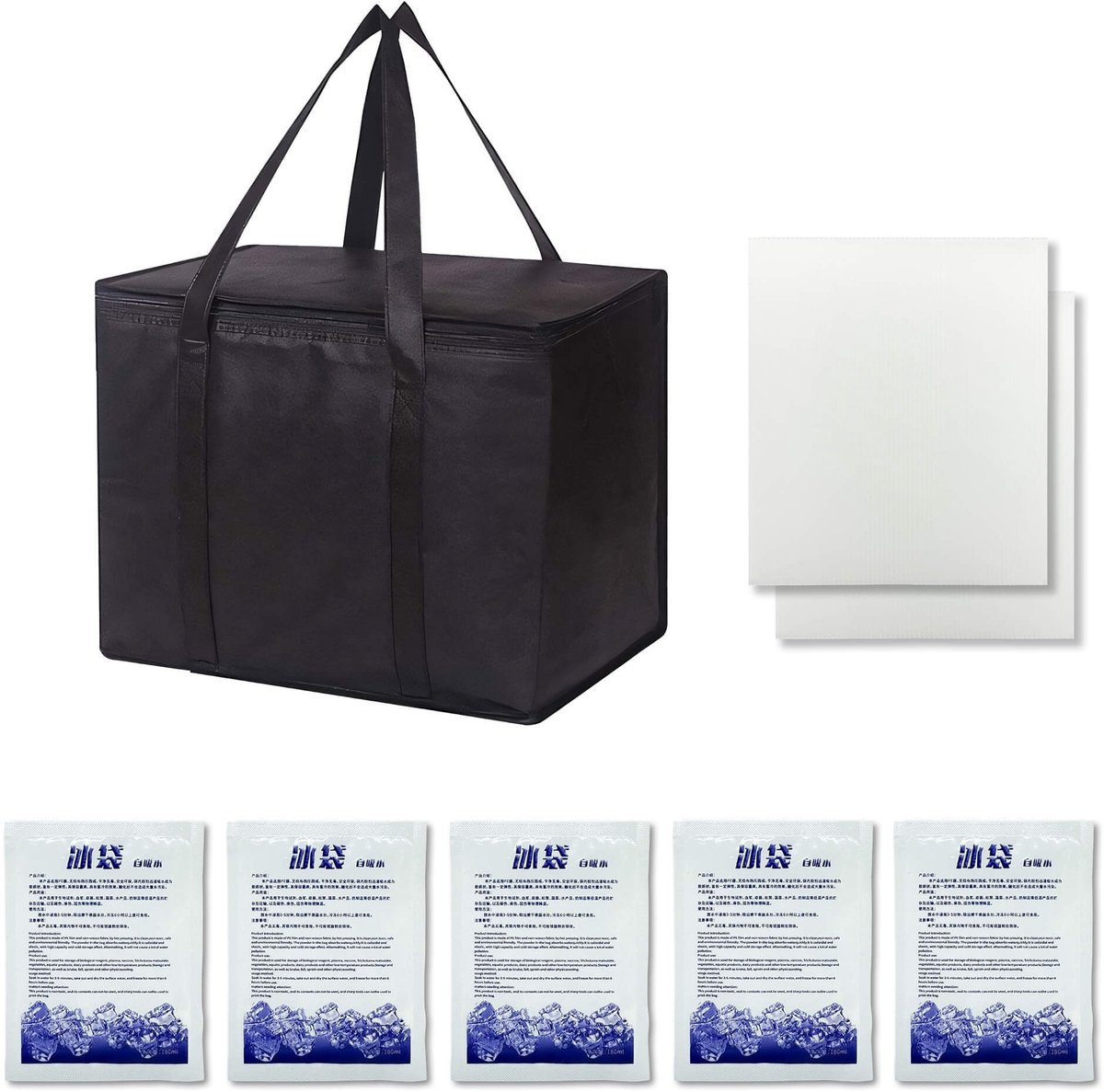 Dailygoods - Opvouwbare Koeltas van 35 Liter met IJszakken