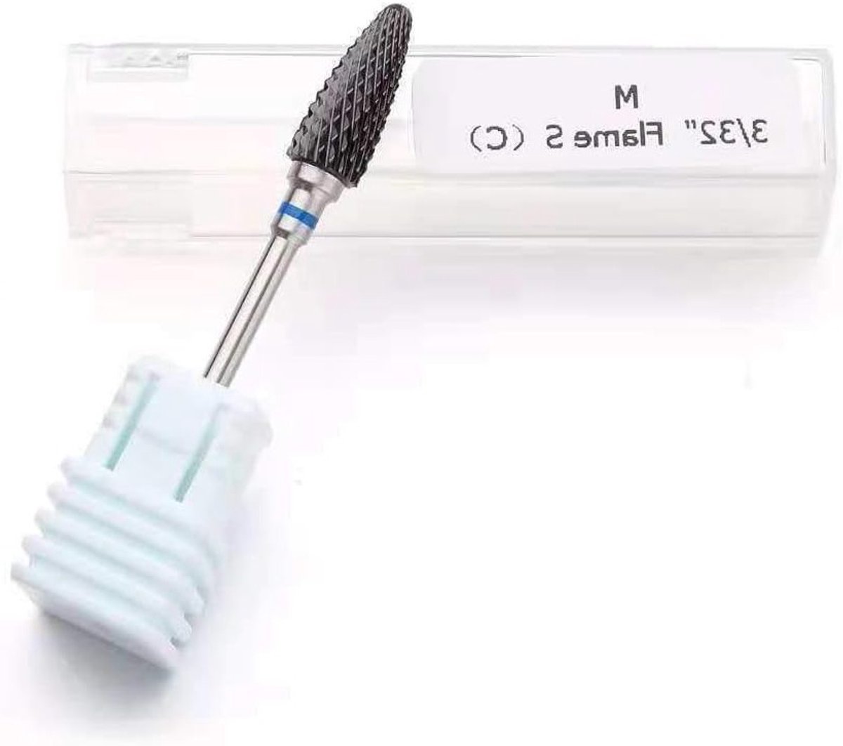 Keramische Nagelfrees Bits voor Manicure en Pedicure - Fijn, Medium en Grof - Verwijder en Polijst met Roterende Burr (Medium, 1 Pack)