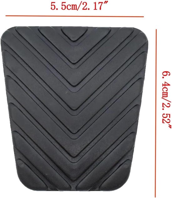 Auto Pedaalhoezen - Pedaalrubbers Koppeling - Verbeter Rijervaring - Antislip Ontwerp - Set van 2 - Zwart — afbeelding 5