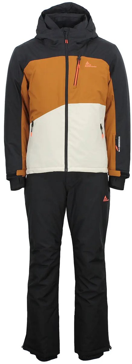Ski jack en broek set Peak Mountain Cerome Zwart