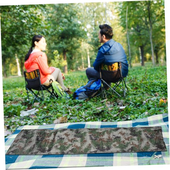 Opblaasbare Slaapmat - Luchtbed Kamperen - Buiten Activiteiten - Inclusief Pompzak - 180x60cm - Camouflage — afbeelding 5