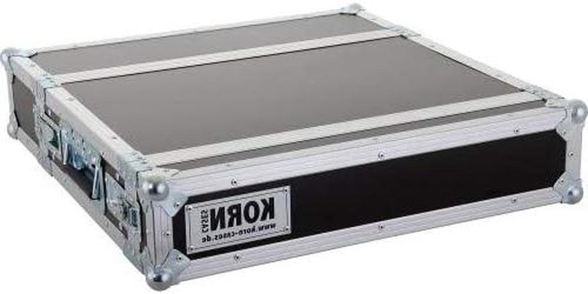 DJ Rack Koffer - Apparatuur Case - Veilig Transport - Inclusief Rackrails - 2HE 30cm - Bruin