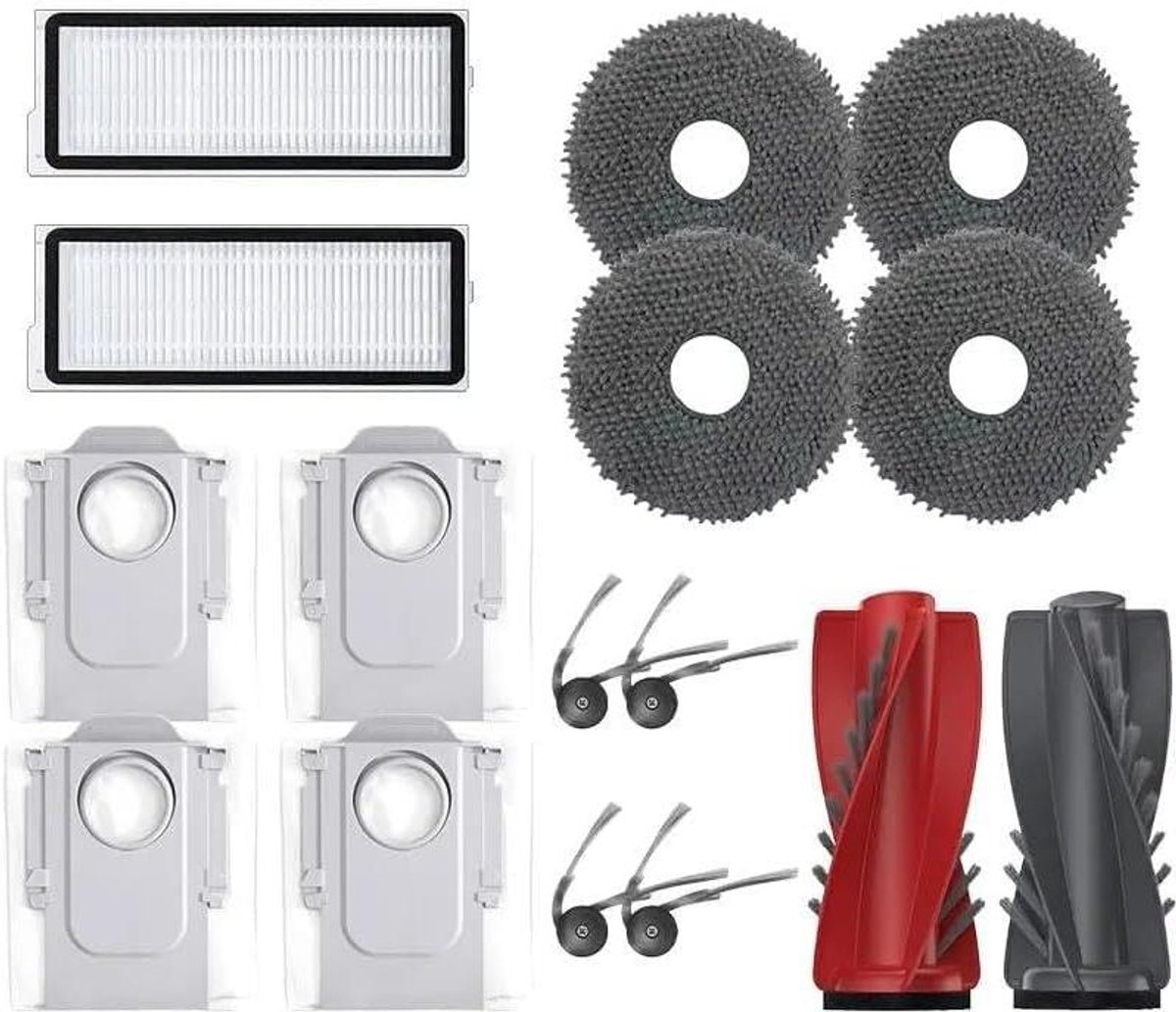Stofzuiger Mop Pads - Vloerwisser Onderdelen - Grondig Schoonmaken - Herbruikbaar En Wasbaar - 100 Gram - Lichtgroen