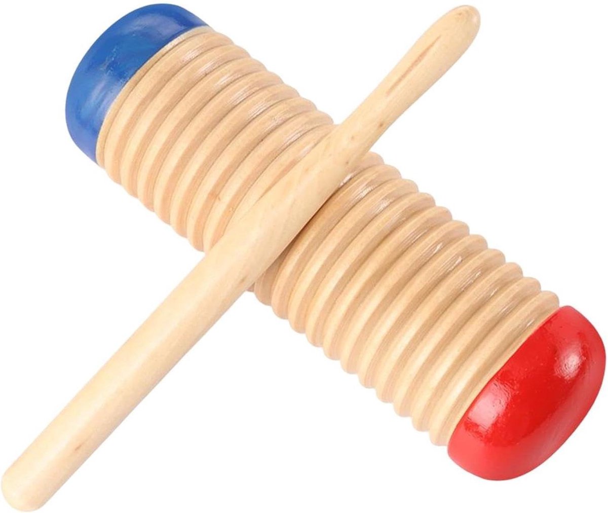 Guiro Percussie-instrument - Houten Rasp - Muziek Leren - Duurzaam Hout - 145 cm - Niet gespecificeerd