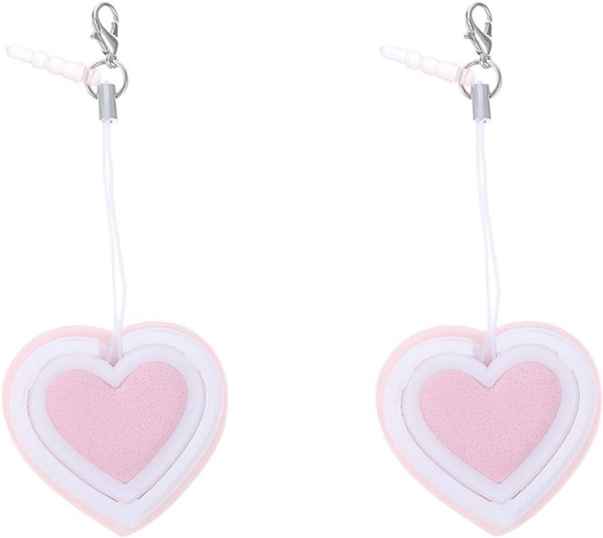 Scherm Reiniger - Doekjes Set - Scherm Schoonmaken - Compact Charmant Design - 2 Stuks - Roze