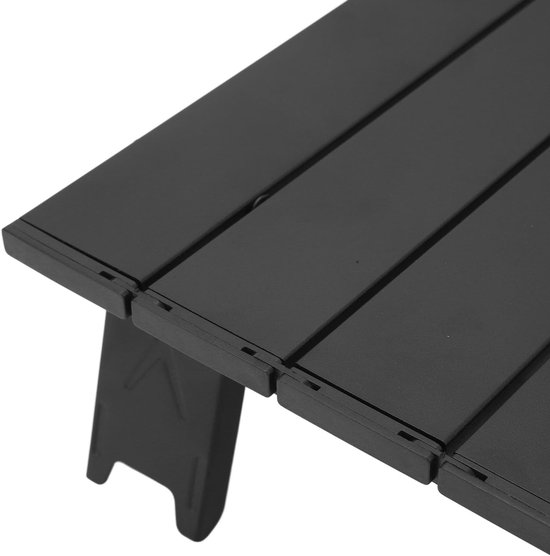 Opvouwbare Strandtafel - Campingtafel Lichtgewicht - Buitenactiviteiten Genieten - Duurzame Aluminium Constructie - 40 x 28 cm - Zilver — afbeelding 3