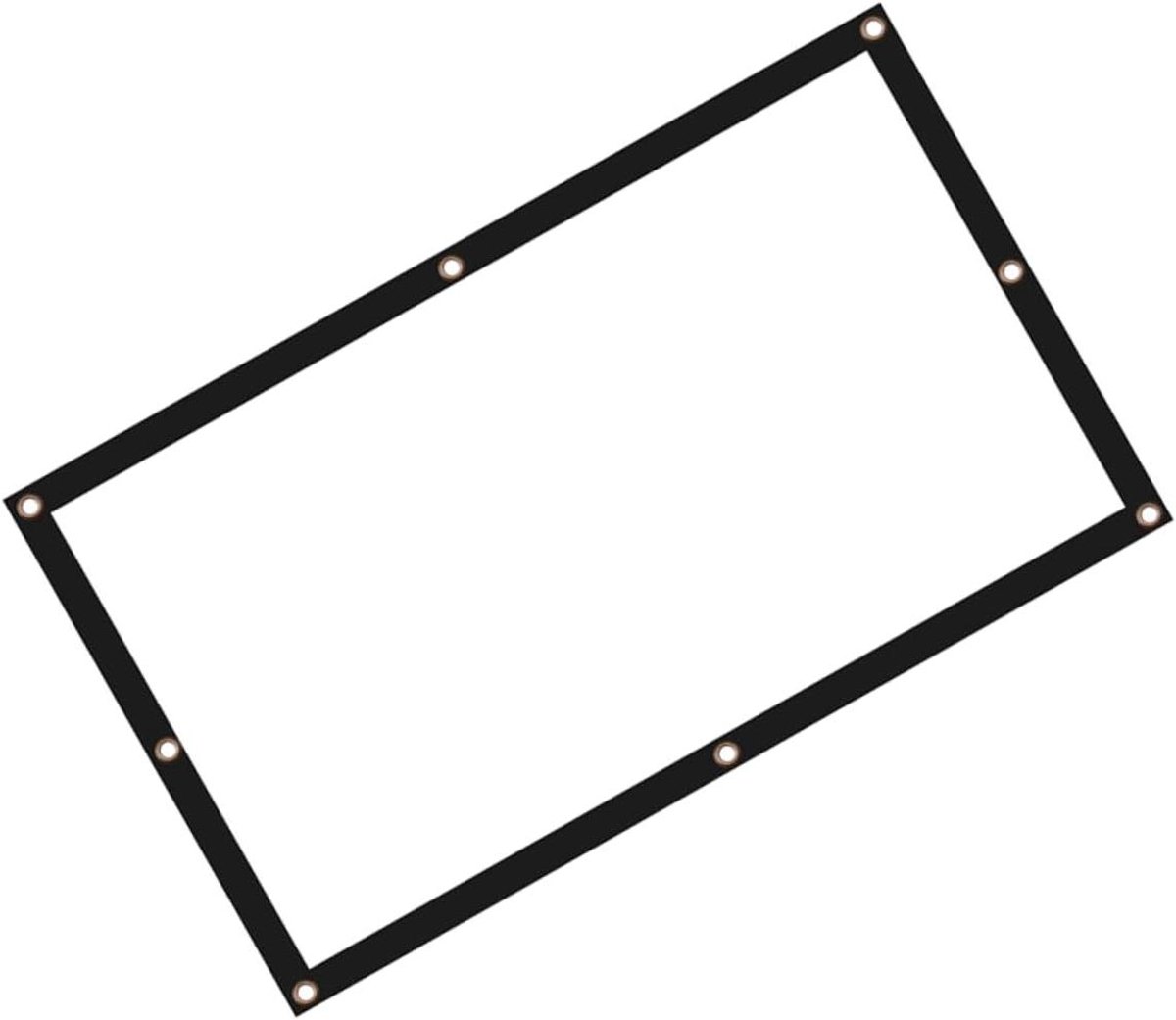 Projectiescherm - Draagbaar Scherm - Film Avonden - Gelijkmatige Lichtverspreiding - 72 Inch - Wit