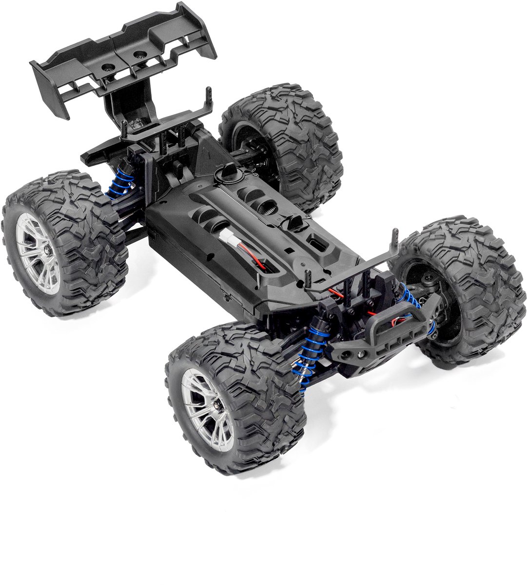 Overmax X-Shard RC auto / RC car Monster Truck 4x4 – metalen aandrijving – tot 30 km/u – LED verlichting – off-road – IPX4 – bereik 90 m – 1:16 – RTR set – 20 min rijtijd – onafhankelijke vering – vanaf 8 jaar - Bestuurbare Auto — afbeelding 3