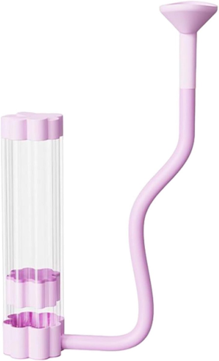 Ademtrainer - Spiertrainingsapparaat Buikspier - Verbeteren Ademkracht - Verstelbare Weerstand - ca. 18 cm - Roze