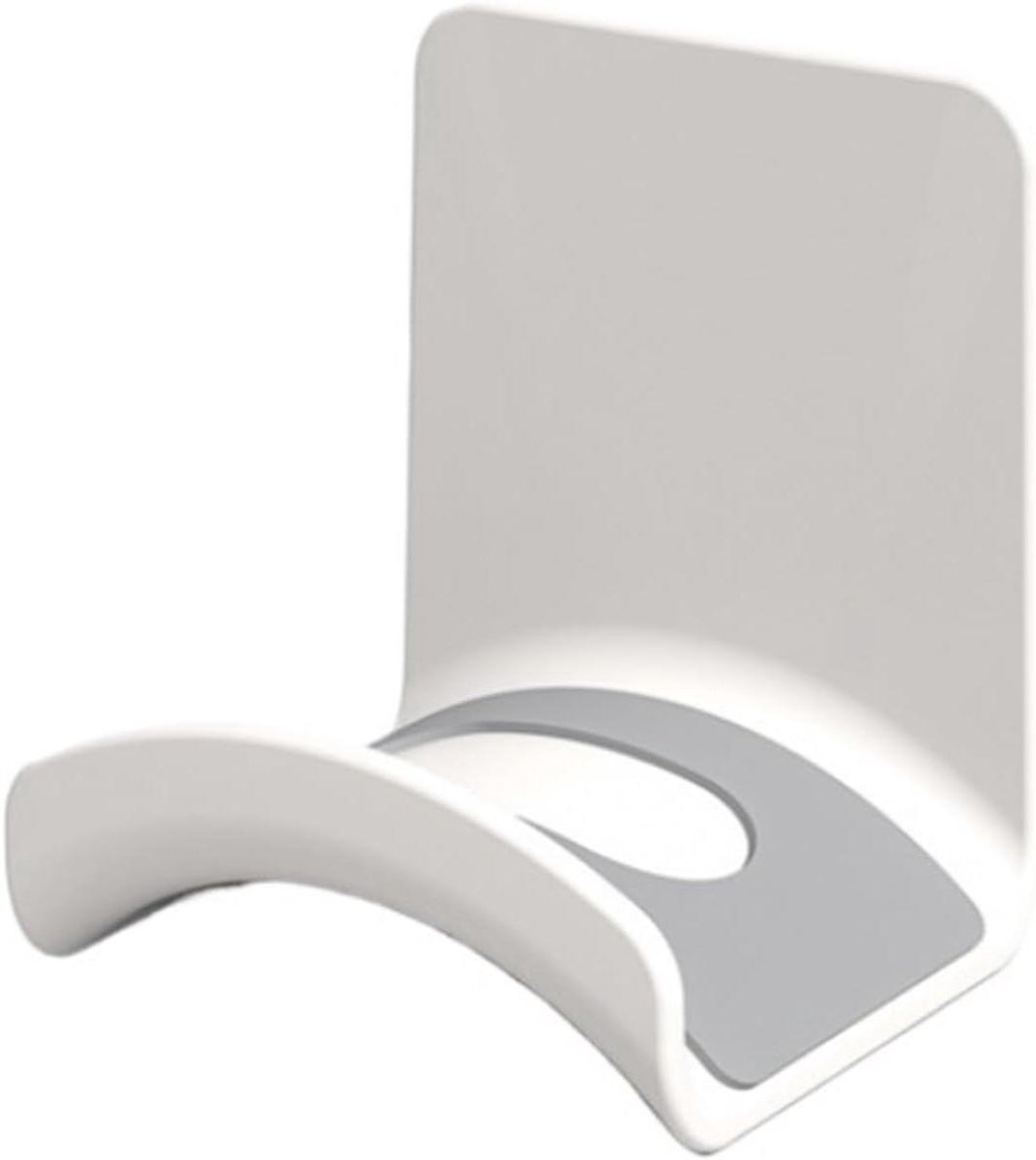 Headset Houder - Hoofdtelefoonhaak - Bureau Organisatie - Zonder Boren - 2 Stuks - Wit