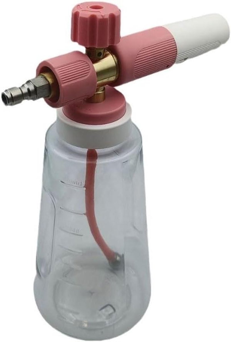 Schuimlans Hogedruk - Waterschuim Pot - Auto Reinigen - Schuim Dichtheid Controle - 23.4 x 18 x 11.5 cm - Roze