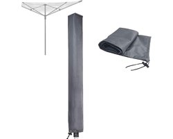 Namajunas - Wasmolen beschermhoes - 600D afdekking waterdicht 180 x 18 x 18 cm - Hoes met ritssluiting voor Leifheit, Brabantia en Vileda droogmolens - Waterafstotend & UV-bestendig, voor alle modellen