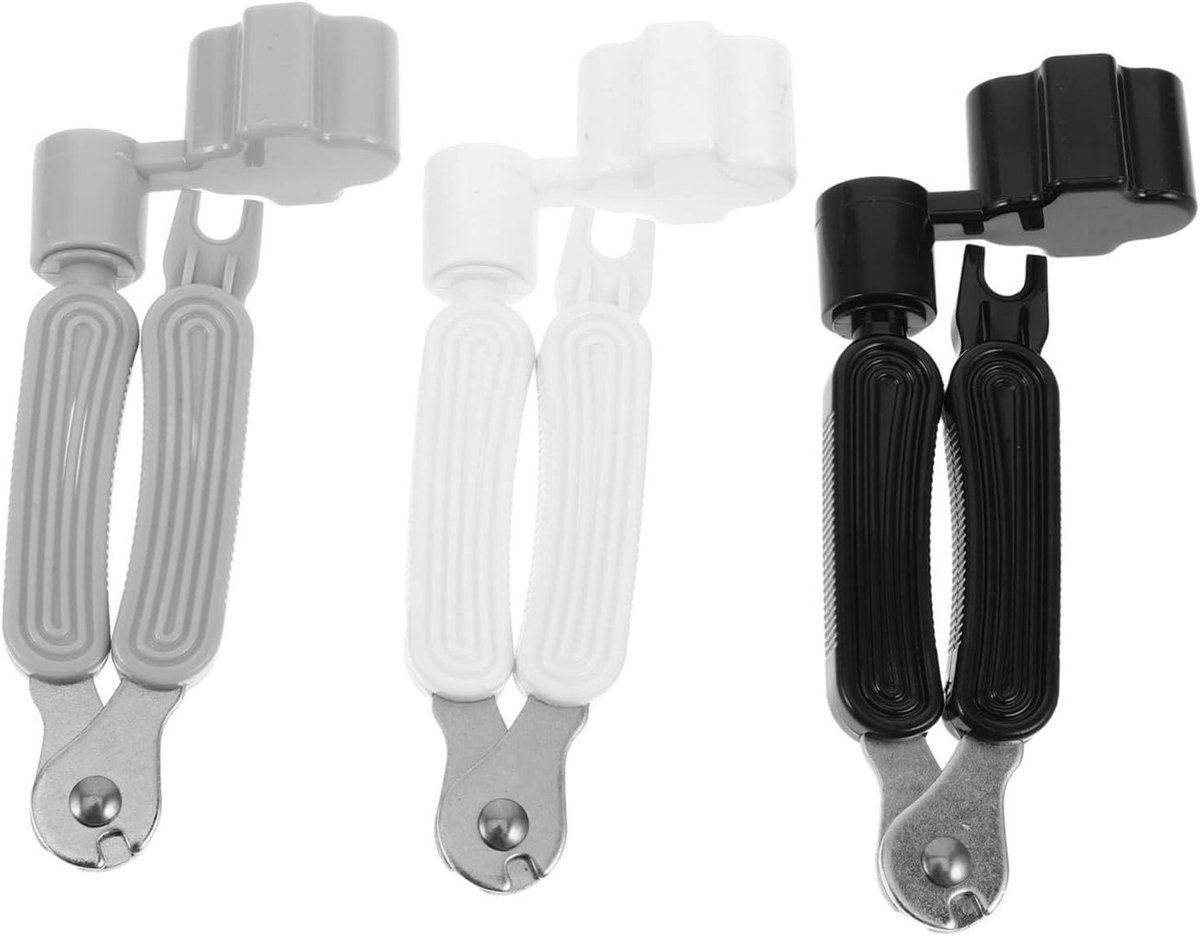 Gitaar Snaarwinder Set - Gitaar Tool Kit - Snaar Wisselen - 3-in-1 Functie - 11.5 x 7 x 2 cm