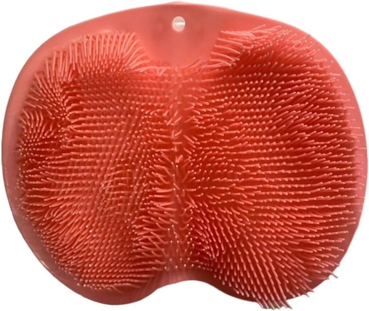 Douche Voet Borstel - Bad Massage Pad - Voeten Reinigen - Krachtige Zuignap - Groot Formaat - Roze