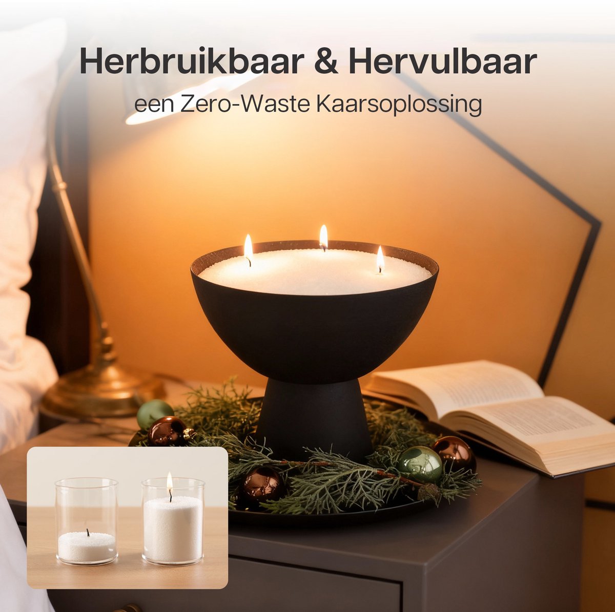 Comforder Kaarsenzand Set - 400g Geur Vanille - Kaarsen maken voor Volwassenen - Kaarszand Was & Kaarsenwas - Burning Sand Wax - Geurkaars Zand - Candle Making DIY Kit - 4 Lonten & 50 Branduren — afbeelding 5