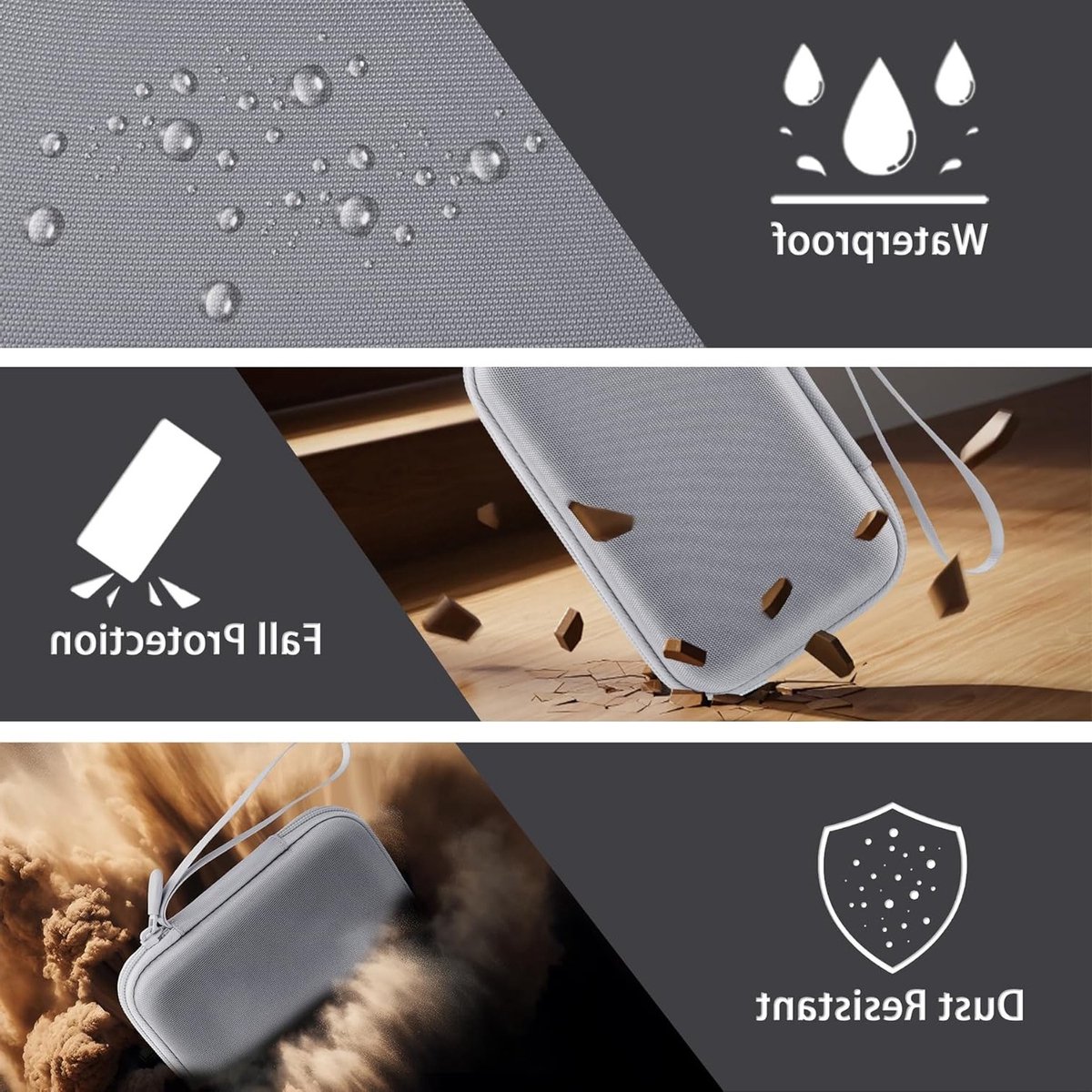 Draagbare Hardcase voor Magnetische Powerbank - Geschikt voor 5000mAh en 10000mAh Magsafe Batterij - Bescherming, Opbergruimte en Reisgemak – foto 6