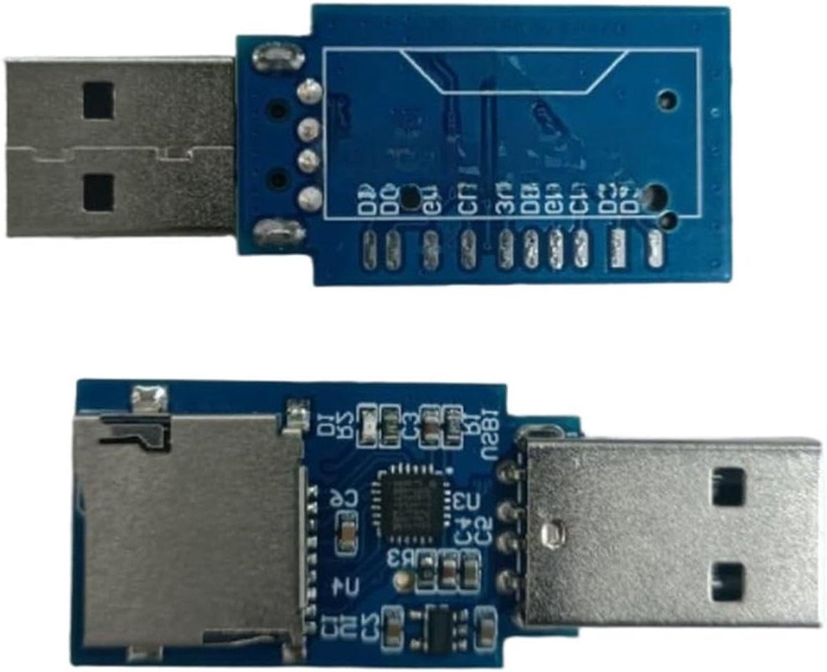 Geheugenkaartlezer - EMMC EMCP - Data Overdracht - Stabiele Signaalintegriteit - 10 x 4 x 2 cm - Zoals Afgebeeld
