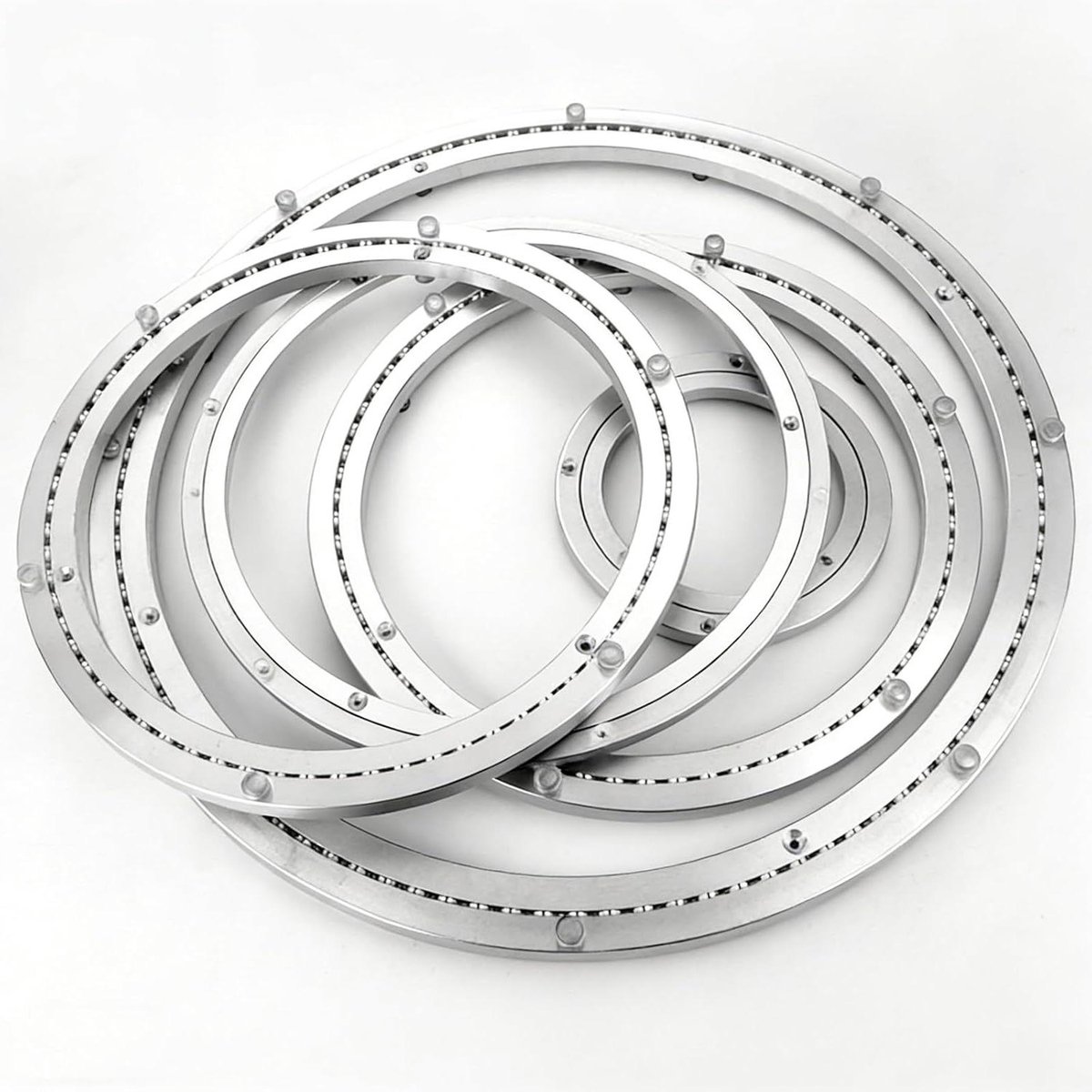 Draaibare Susan - Draaiplateau Laag - Displays Draaien - Aluminium Legering - 30 cm - Zilver