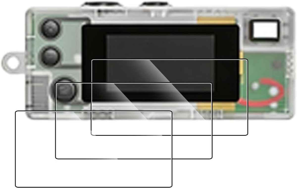 Displaybescherming - Gehard glas - Camera scherm - Krasbestendig - 3 stuks - Helder