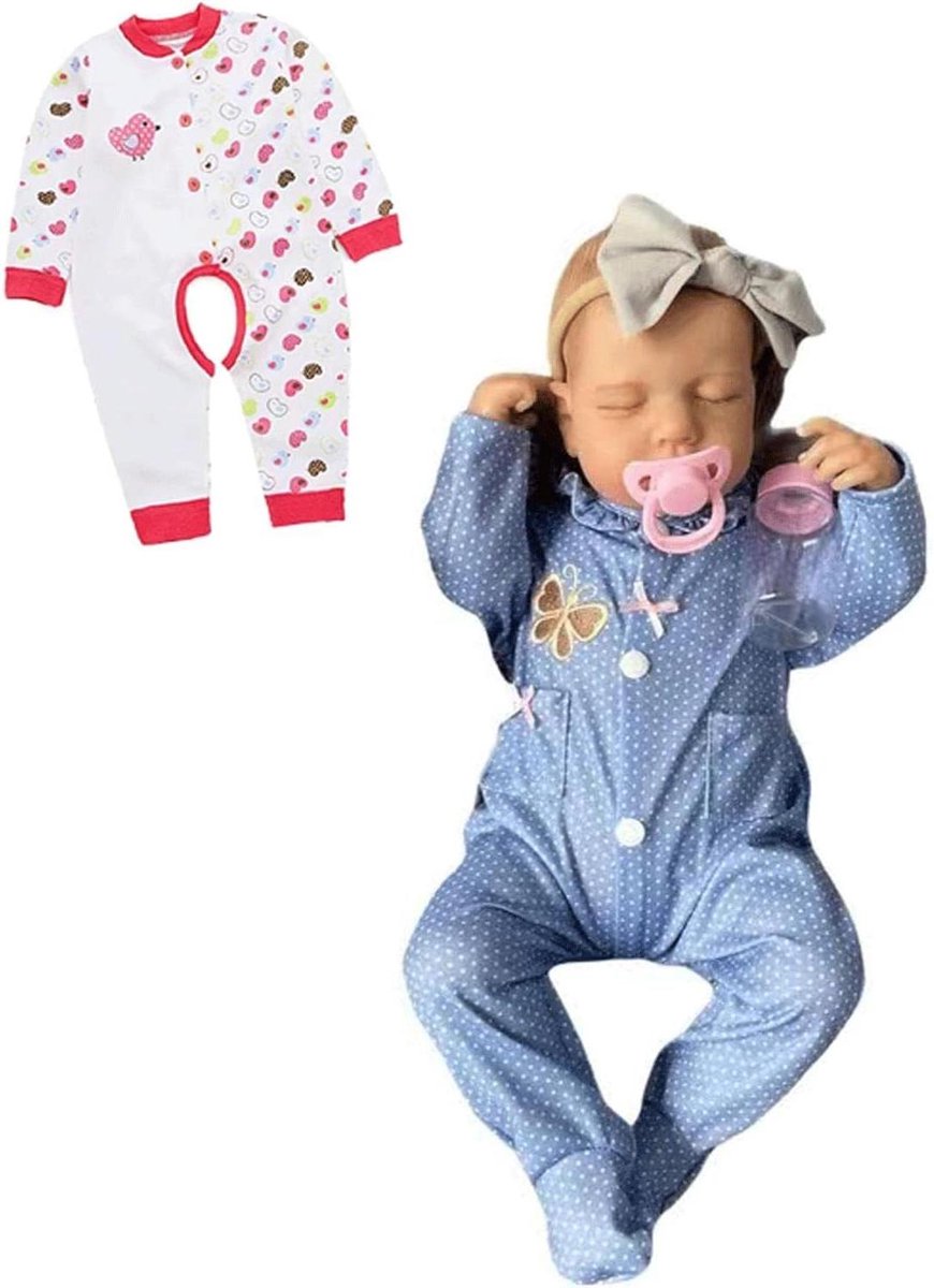Babypop Siliconen - Echt Uiterlijk - Kinderspel - Volledig Siliconen - Pasgeboren Grootte - Meisjes