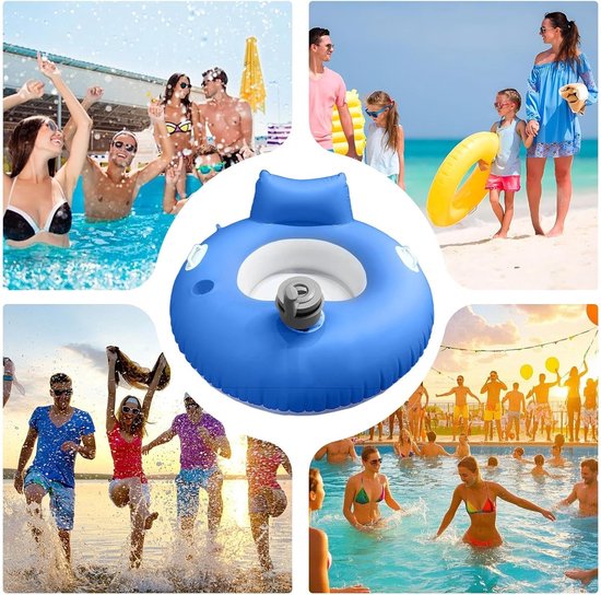 Opblaasbare Lounger - Watermatras Motor - Ontspannen op water - Gemotoriseerde aandrijving - 101 cm - Multicolor — afbeelding 5