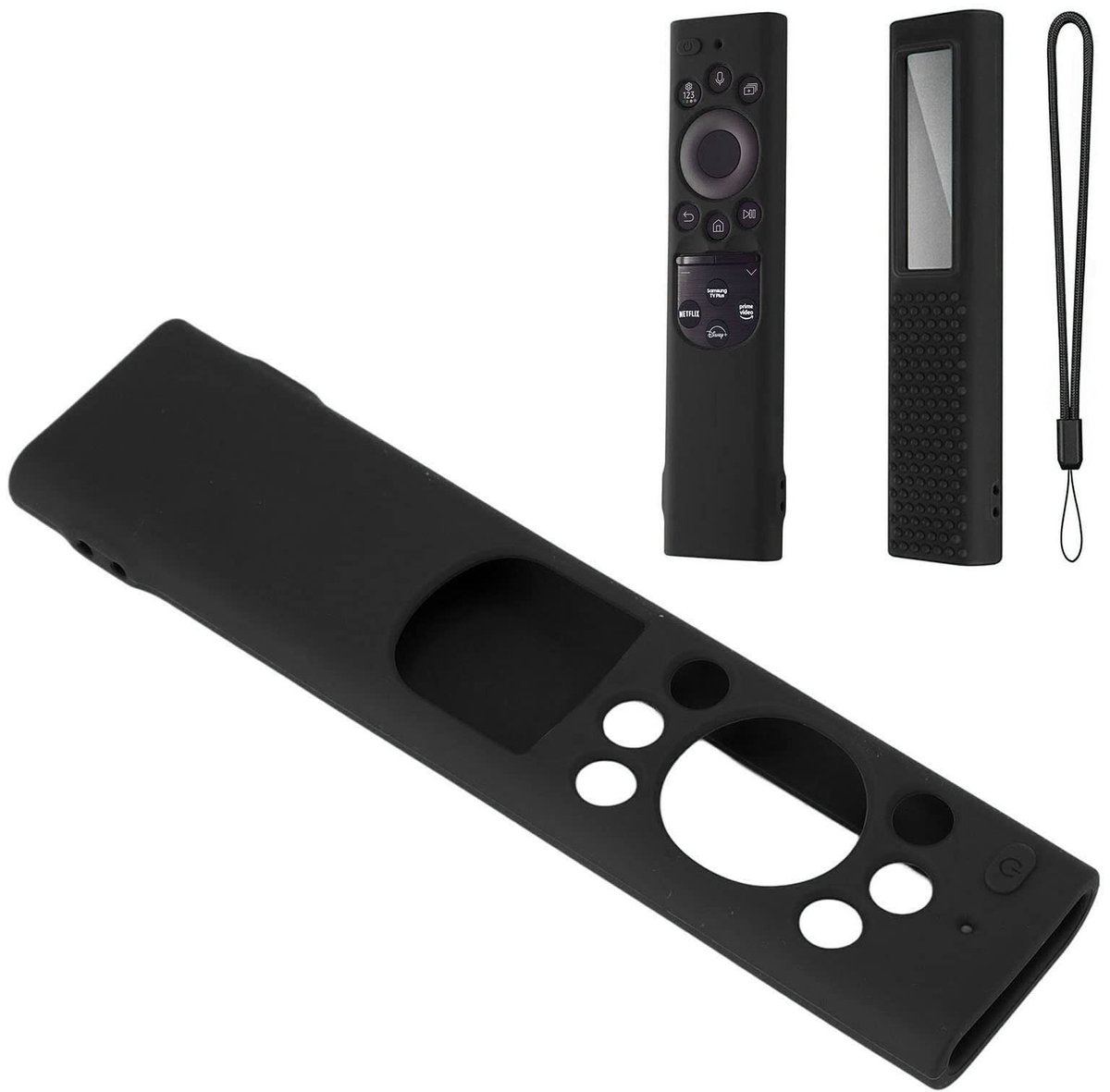 Dailygoods - Dailygoody - Beschermende Afstandsbediening - Siliconen Hoes - Ideaal voor Bescherming - Zwart - Afstandsbediening Hoes - Geschikt voor TM2180Eco