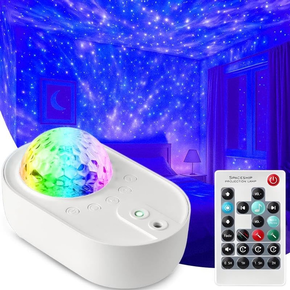 Dailygoods - Sterrenhemel Projector met Bluetooth Muziekspeaker