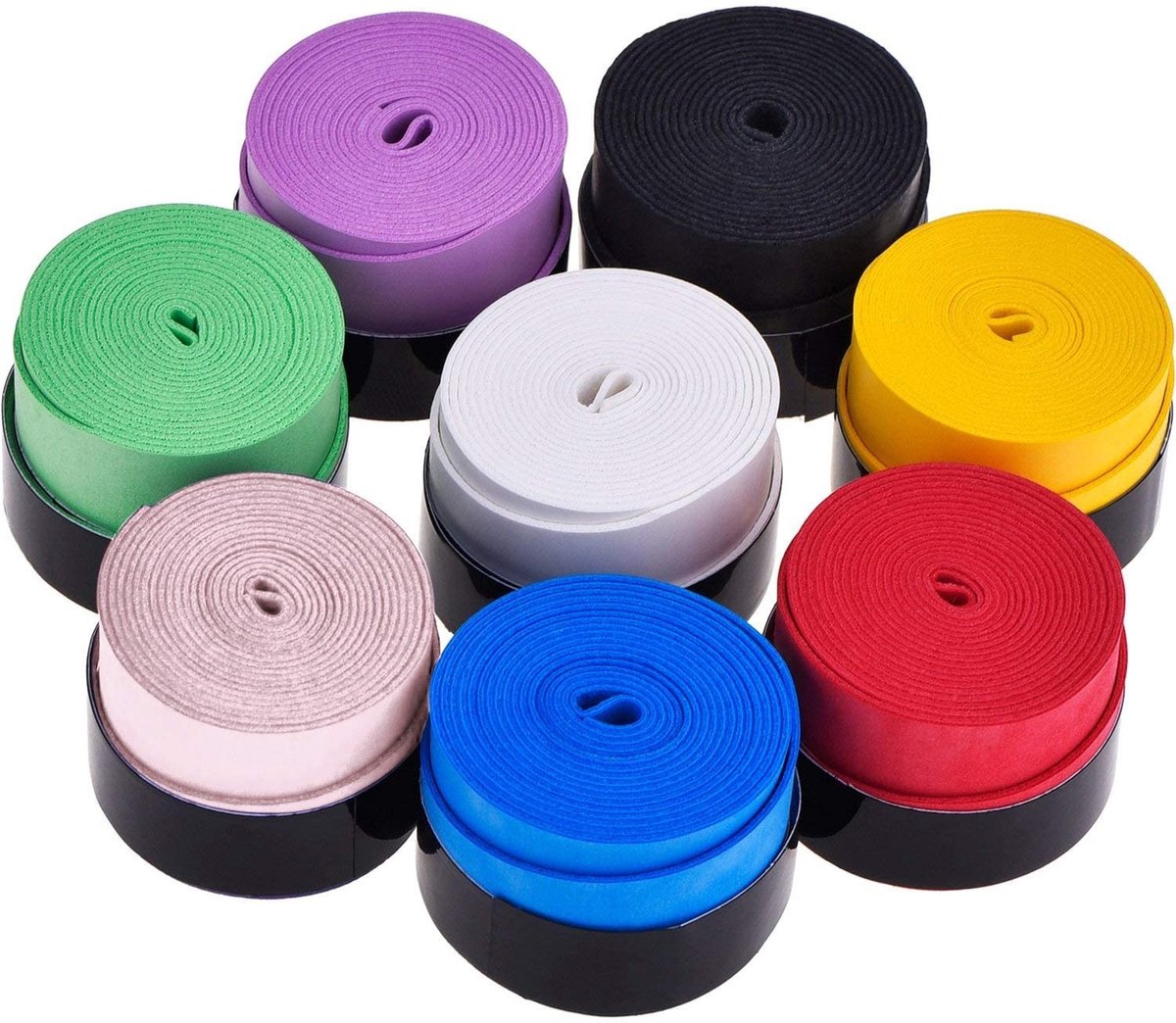 Dailygoods - Set van 8 Anti-Slip Grip Tape voor Tennis en Badminton Rackets