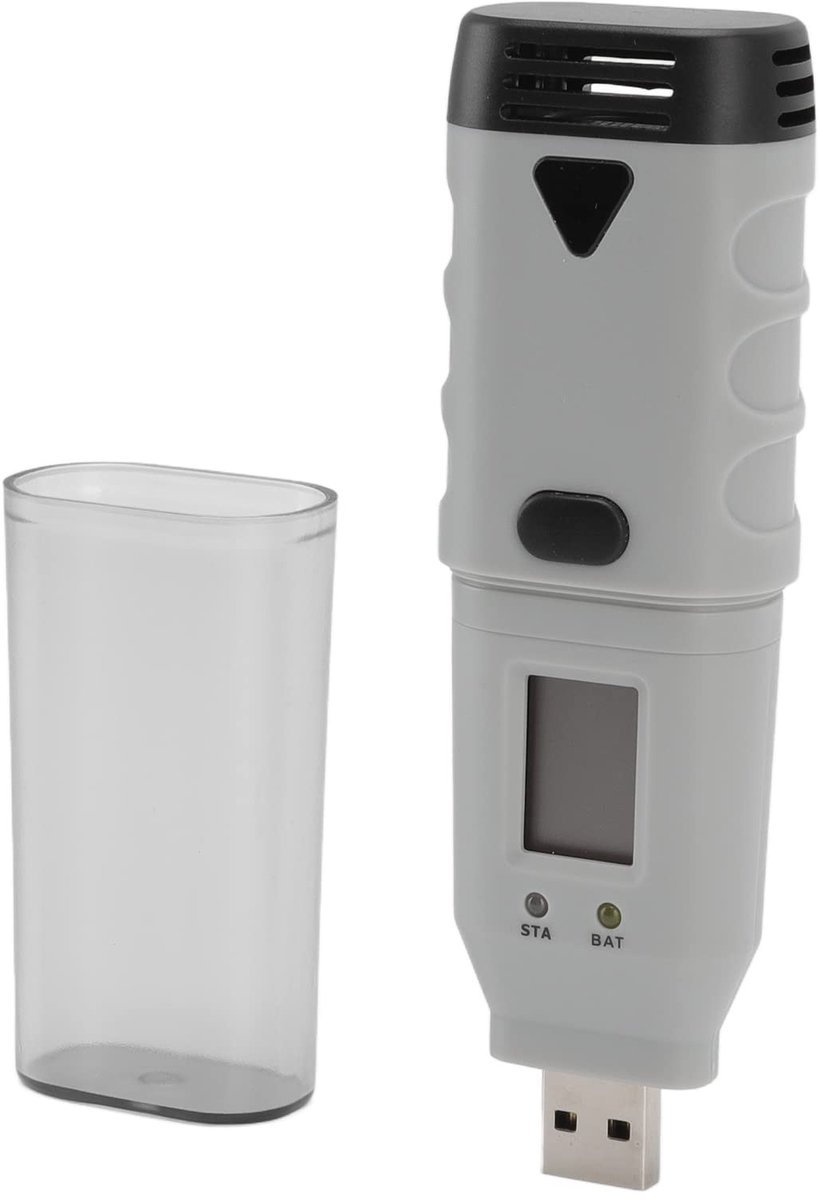 Dailygoods - Draagbare USB Temperatuur en Vochtigheid Meter