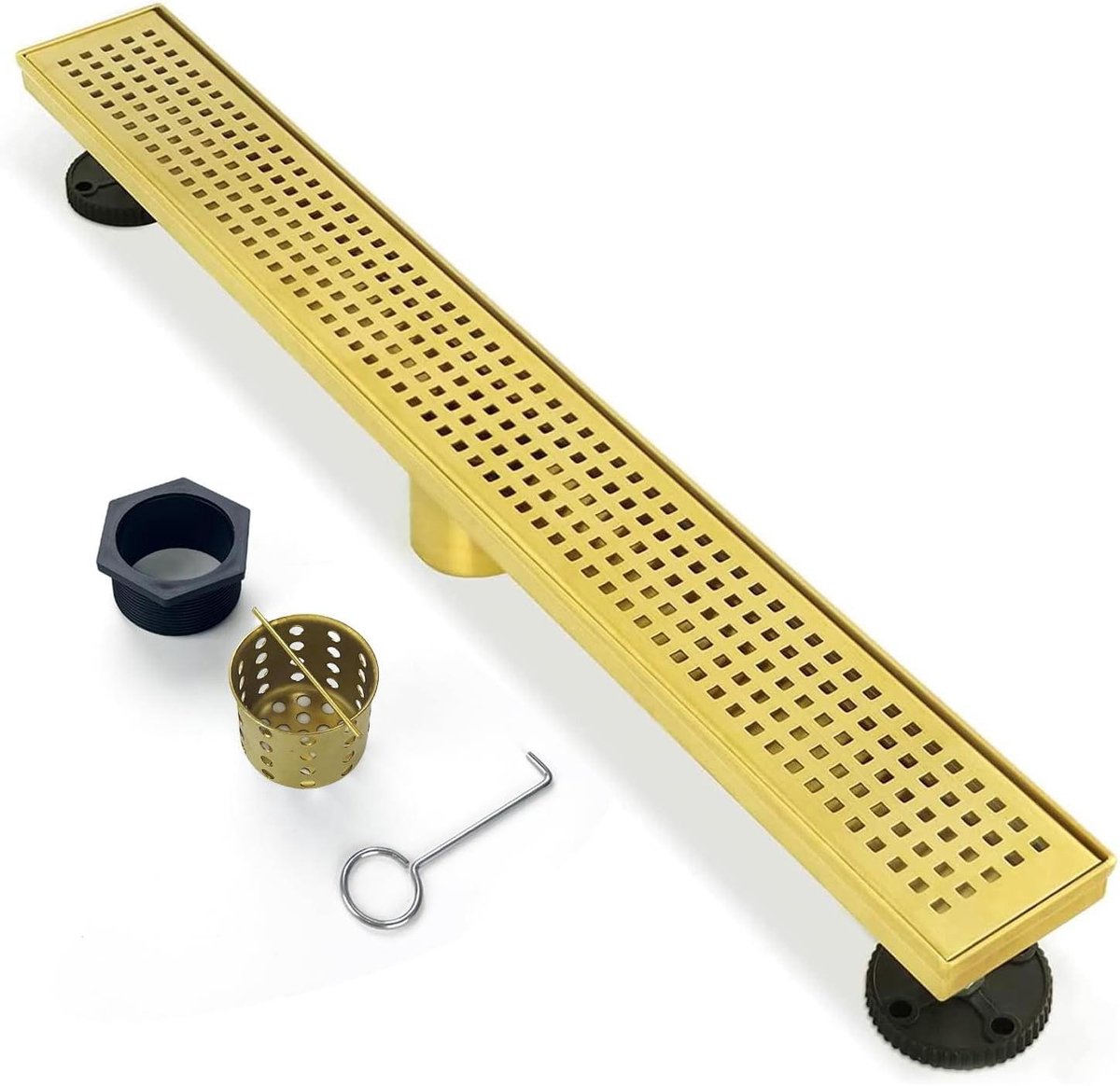 Lineaire doucheafvoer - Douchegoot Goud - Badkamer Droog Houden - Roestvrij Staal AISI 304 - 1524 cm - Goud
