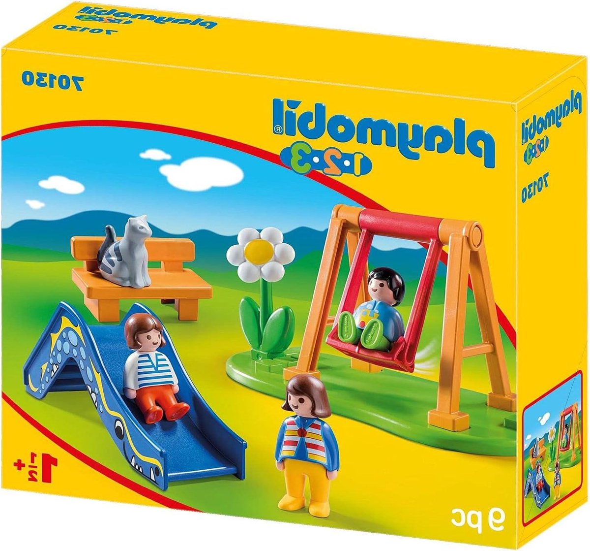 Speeltuin Speelset - Speeltuin figuren - Buiten spelen - Met schommel en glijbaan - Eén maat - Multicolor