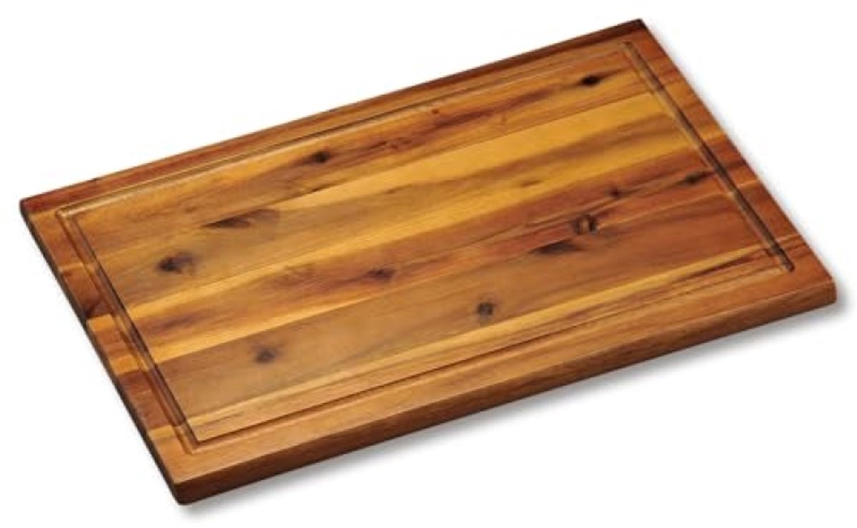 Grote Houten Trancheerplank van Donker Acaciahout - 40 x 26 cm