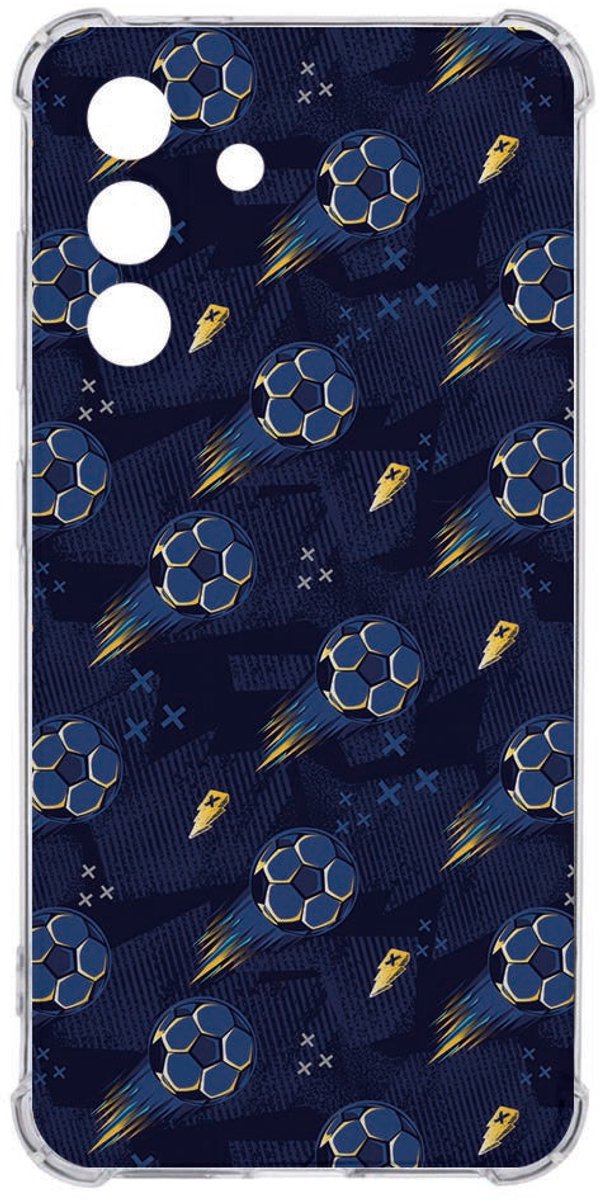 Samsung Galaxy A36 Back Cover - Voetbal TPU Schokbestendig