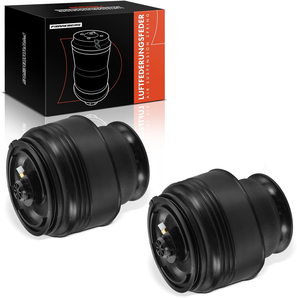 Frankberg 2x Luchtvering Achteras voor BMW X5 E70 F15 F85 X6 E71 E72