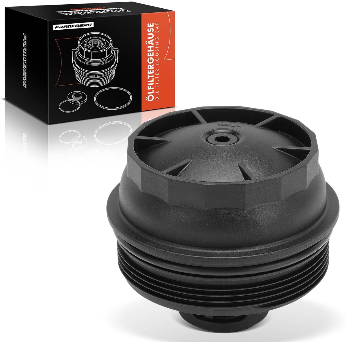 Frankberg 1x deksel oliefilterhuis voor Volvo XC40 1.5L