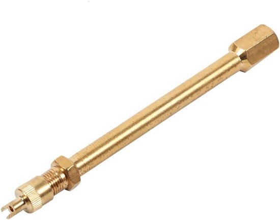 Verlengstuk voor autobandventielen 140mm messing adapter voor betere luchtdichtheid en eenvoudig gebruik — afbeelding 3