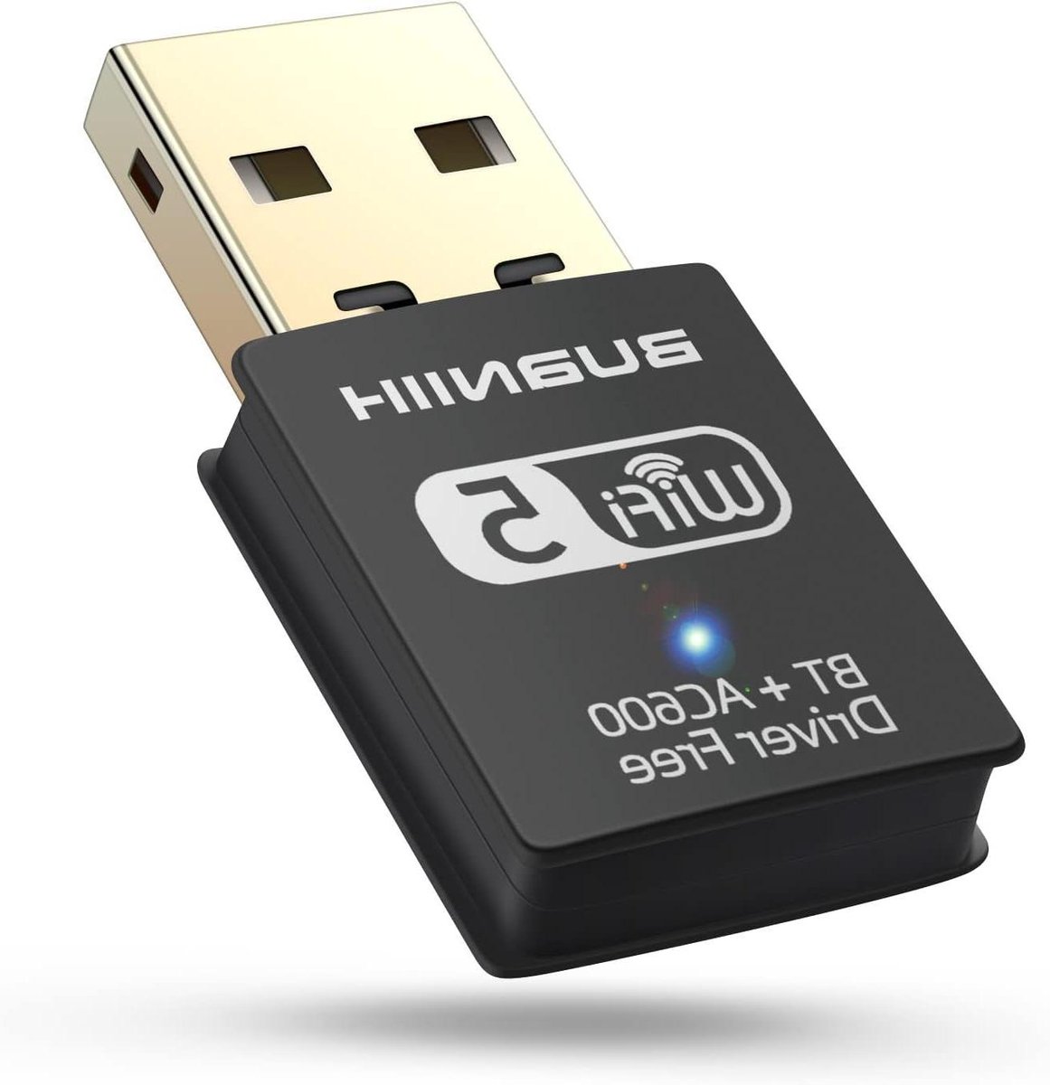 Draadloze Netwerkadapter - Wifi Dongle Bluetooth - Internet Verbinding Verbeteren - Dual Band 2.4/5.8GHz - 600 Mbit/s - Zwart