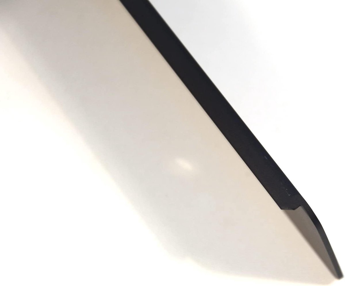 Eindlijst hoekbalk - Zijbalk werkblad - Werkblad afwerken - Met schroefgaten - 38 mm 60 cm - Zwart