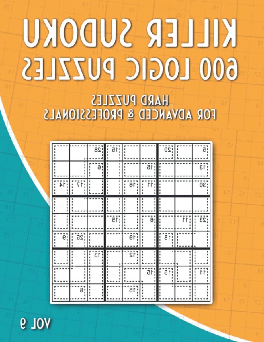 Killer Sudoku Puzzelboek - Sum Sudoku Puzzels - Hersenen Trainen - 600 Puzzels - 8.5 x 11 inch - Wit