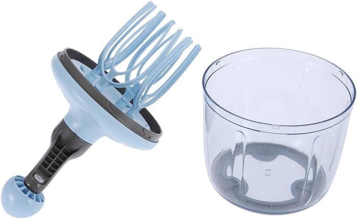 Eier Garde - Klopper Slagroom - Snel Beslag Maken - Afneembaar en Stabiel - 1100 ml - Wit