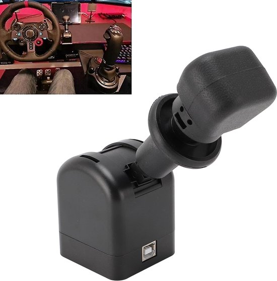 USB Handrem - SIM Racing Handrem Race Handrem - Race Games Besturen - Authentieke Analoge Prestatie van Merkloos — afbeelding 5