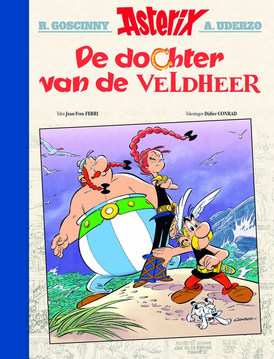 Asterix lu38. de dochter van de veldheer (luxe editie) - cover