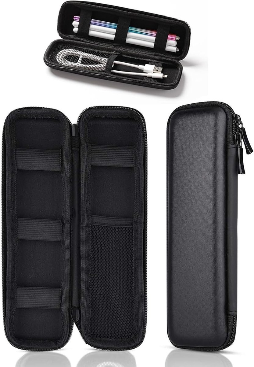 Hardcase voor vulpen met monochrome rol, zwart - Bescherming, Stijl en Functionaliteit voor Jouw Vulpen