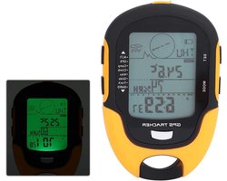 Digitale Altimeter en Barometer met GPS en Kompas - Multifunctioneel en Draagbaar voor Kamperen, Outdoor en Hiking met Zaklampfunctie
