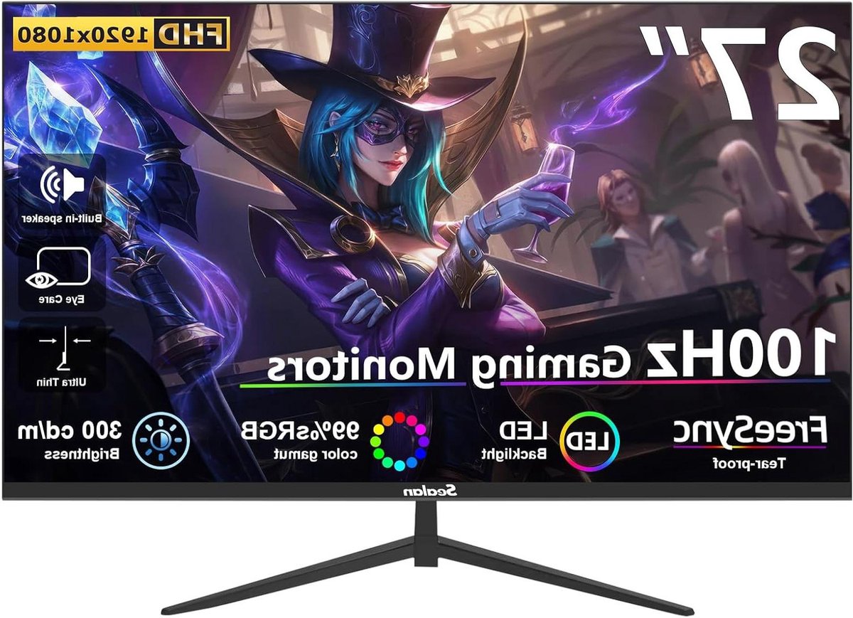 Computermonitor - Desktop scherm - Gaming en kantoor - VA paneel - 686 cm - Zwart