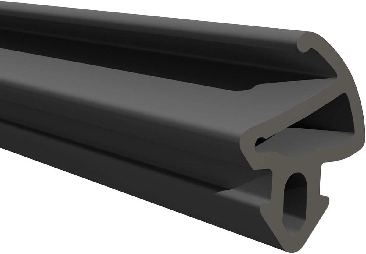 Raamafdichting Rubber - Tochtband Deur - Tocht Weren - Gesloten Celstructuur - 100 Meter - Zwart