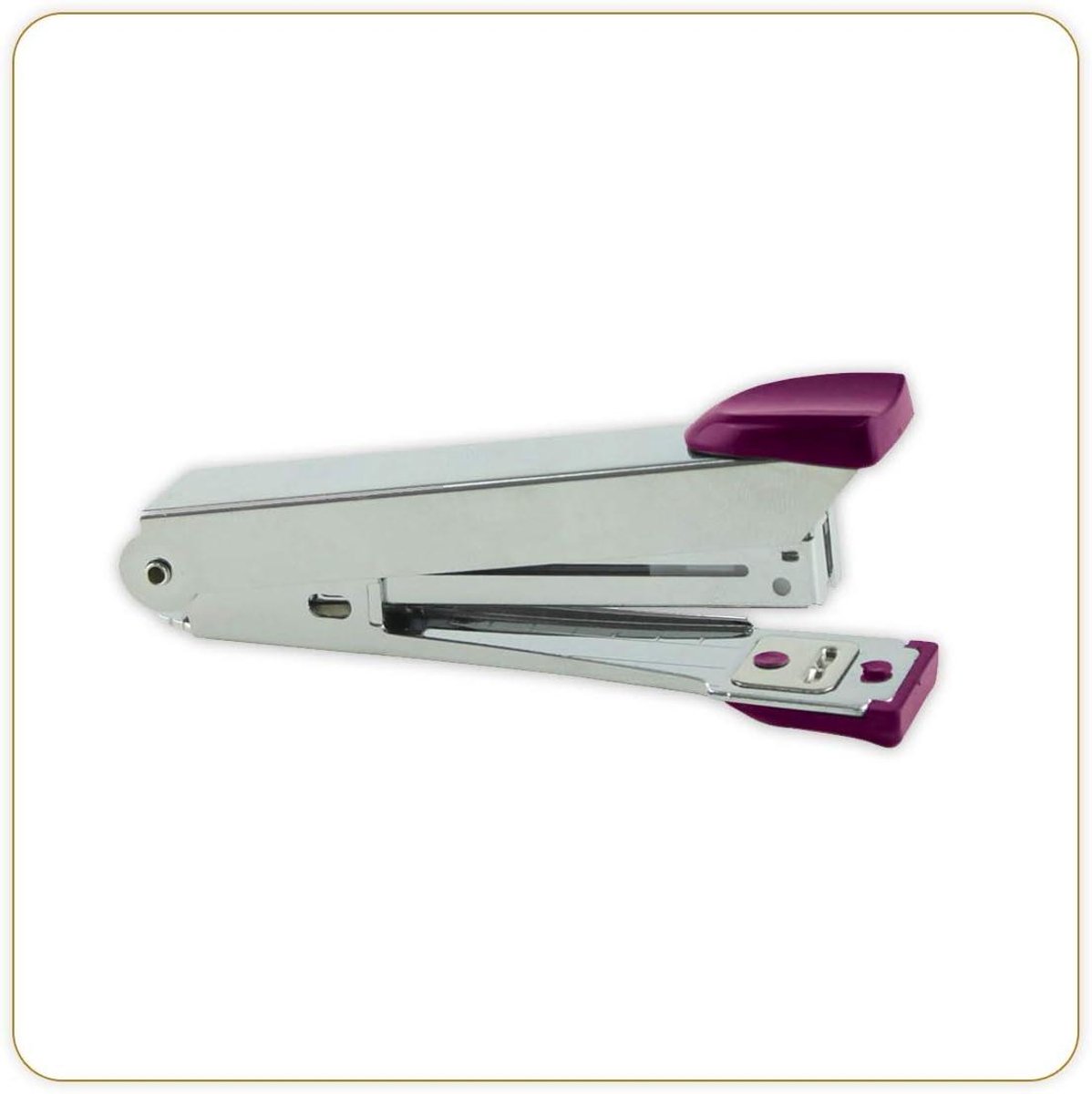 Handnietter - Nietmachine Nietapparaat - Documenten Nietmachine - Antislip ABS Vingers - 12 Vellen - Vintage