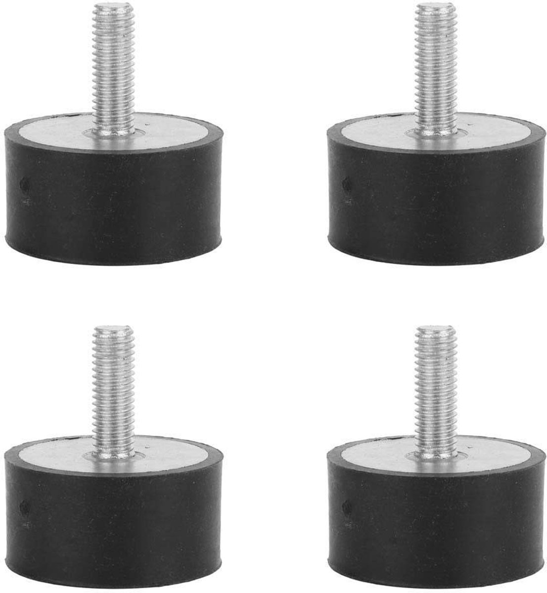 aladdien - Rubber Mount - Anti Trillingen - Schokabsorberend - M8 M10 - Isolator Demper - Geschikt voor motoren en machines - 4 stuks