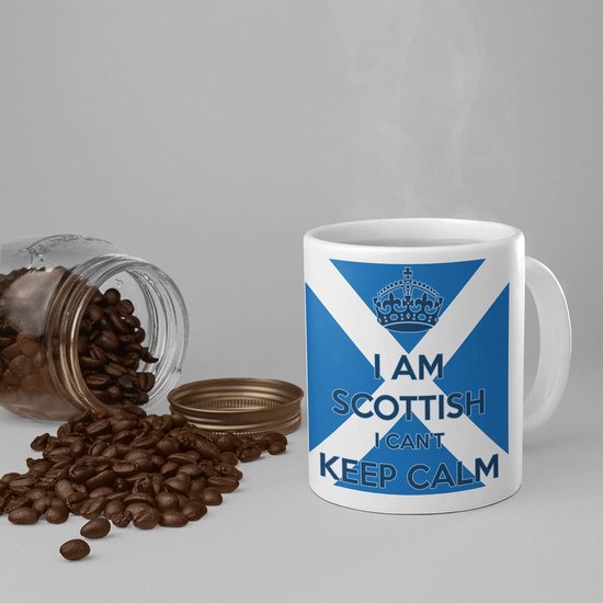 Schotland Mok - Koffie beker - Verjaardagscadeau - Grappige Ierse tekst - 11 Ounces - Wit — afbeelding 2