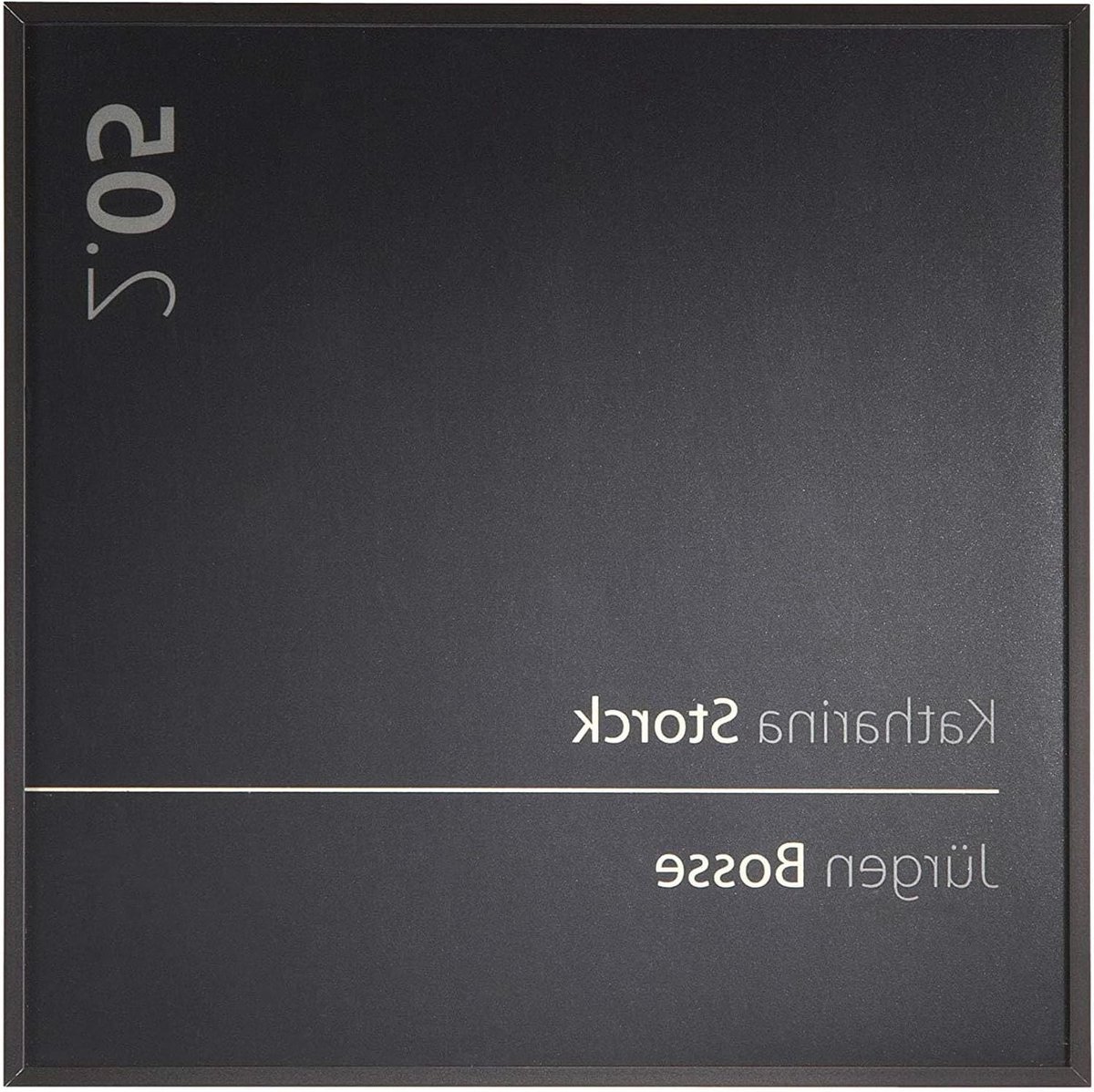 Deurbordjes Kantoor - Naambordjes Deur - Bewegwijzering Gebouw - Aluminium Frame - 150x150mm - Zilver